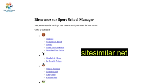 sportschoolmanager.fr alternative sites