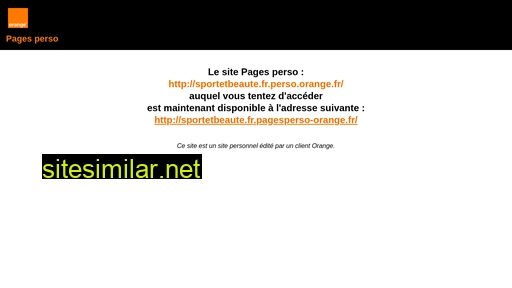 sportetbeaute.fr.perso.orange.fr alternative sites