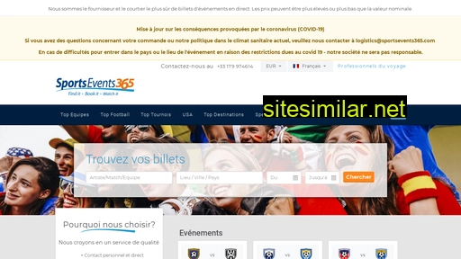 sportsevents365.fr alternative sites
