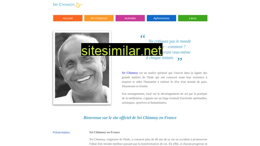 srichinmoy.fr alternative sites