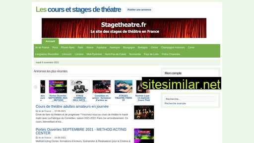 stagetheatre.fr alternative sites
