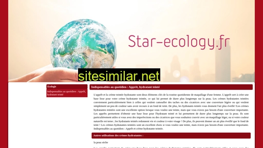 Star-ecology similar sites