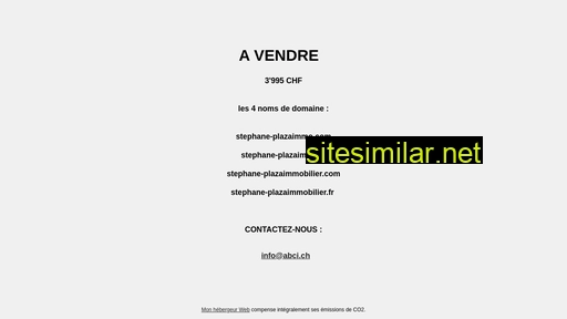 stephane-plazaimmobilier.fr alternative sites