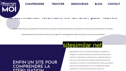 sterilisezmoi.fr alternative sites