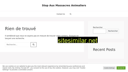 stopauxmassacresanimaliers.fr alternative sites