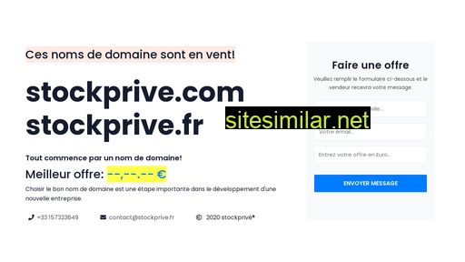 stockprive.fr alternative sites