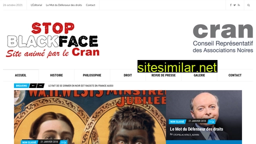 stopblackface.fr alternative sites