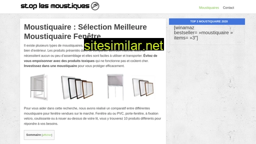 stoplesmoustique.fr alternative sites