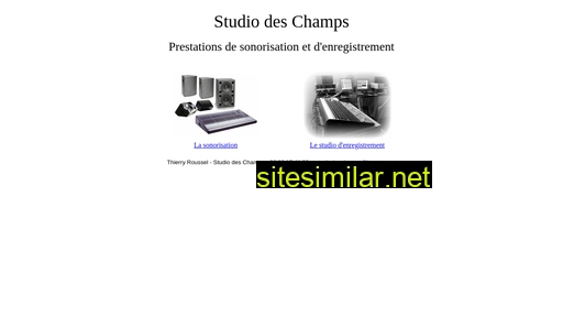 studiodeschamps.fr alternative sites