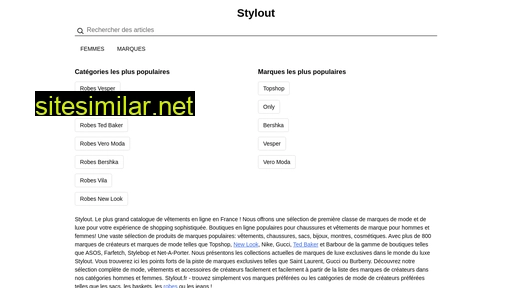 stylout.fr alternative sites