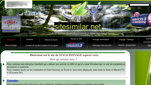 stylepaysage.fr alternative sites