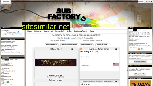 subfactory.fr alternative sites