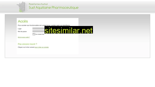 sudaquitainepharmaceutique.fr alternative sites