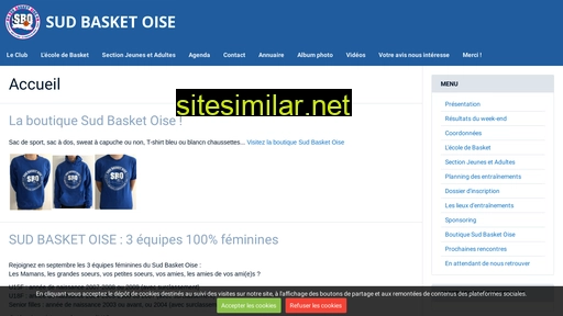 sudbasketoise.fr alternative sites