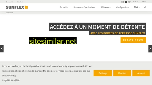 sunflex.fr alternative sites