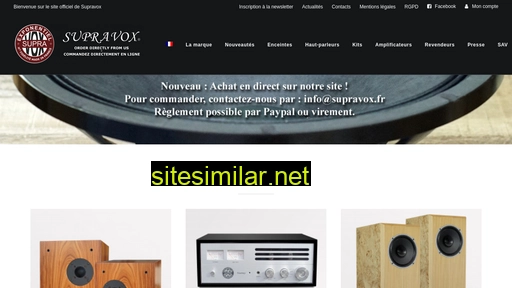 supravox.fr alternative sites