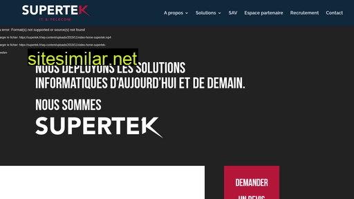 supertek.fr alternative sites