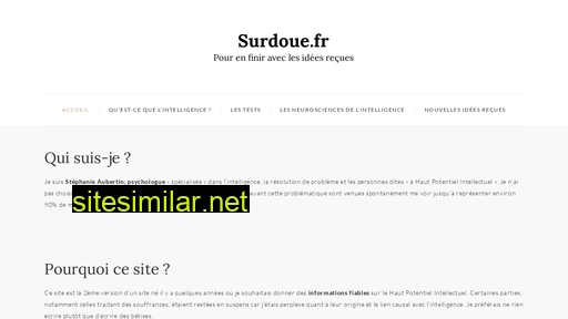 surdoue.fr alternative sites