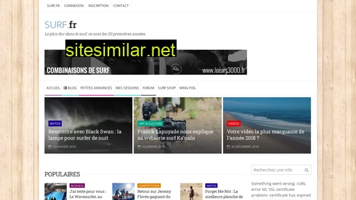 surf.fr alternative sites