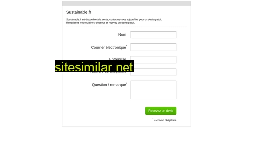 sustainable.fr alternative sites