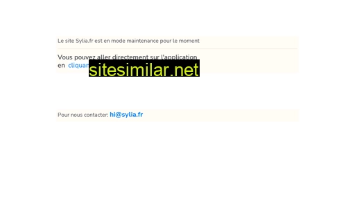 sylia.fr alternative sites