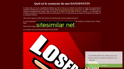 synonyme-danopantin.fr alternative sites