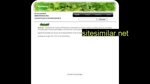 synersy-biologievegetale.fr alternative sites