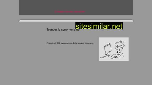 synonymo.fr alternative sites