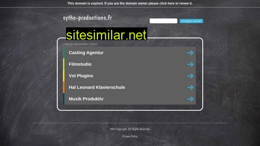 Sytho-productions similar sites