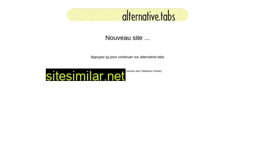 tabcenter.free.fr alternative sites