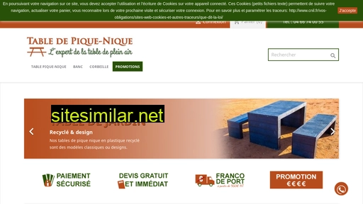 table-pique-nique.fr alternative sites
