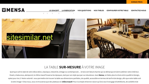 tables-mensa.fr alternative sites