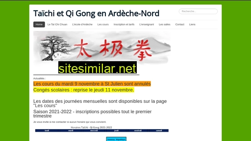 taichi-ardechenord.fr alternative sites