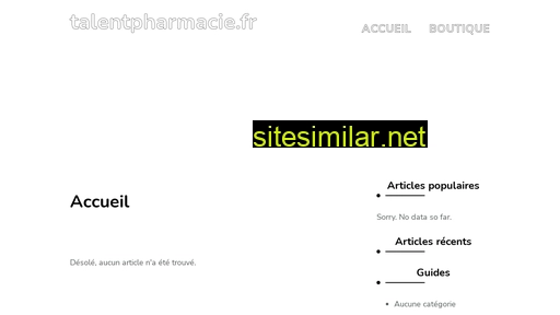 talentpharmacie.fr alternative sites