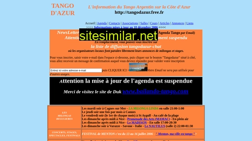 tangodazur.free.fr alternative sites