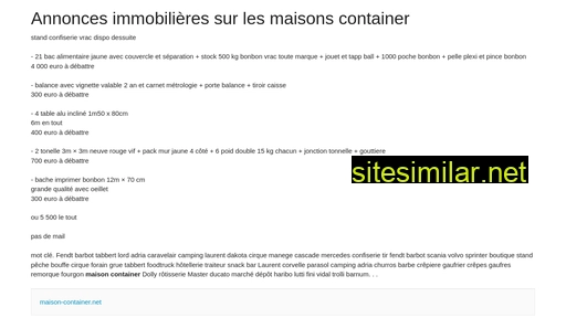 tarif-maison-container.fr alternative sites
