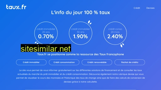taux.fr alternative sites
