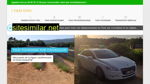 taxicavaillon.fr alternative sites