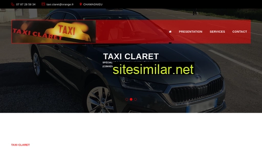 taxi-claret.fr alternative sites