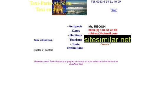 taxi-paris-airports.fr alternative sites