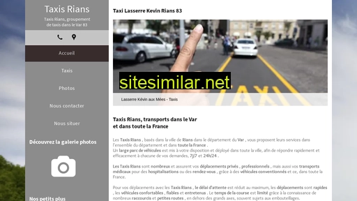 taxis-rians.fr alternative sites