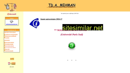 tdmihman.free.fr alternative sites