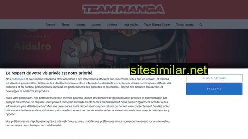teammanga.fr alternative sites