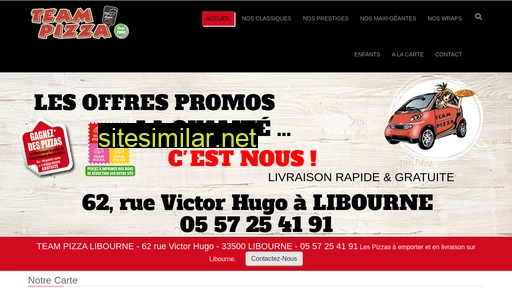 teampizzalibourne.fr alternative sites