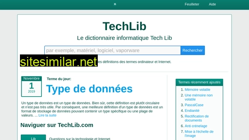 techlib.fr alternative sites
