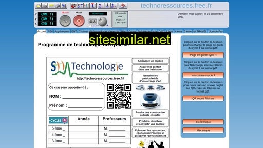 technoressources.free.fr alternative sites