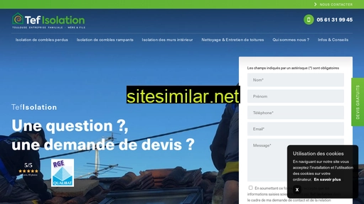 tef-isolation.fr alternative sites