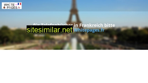 telefonbuch.fr alternative sites