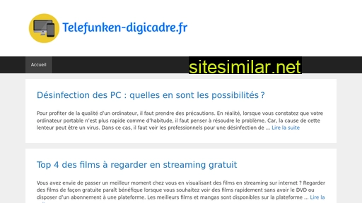 telefunken-digicadre.fr alternative sites