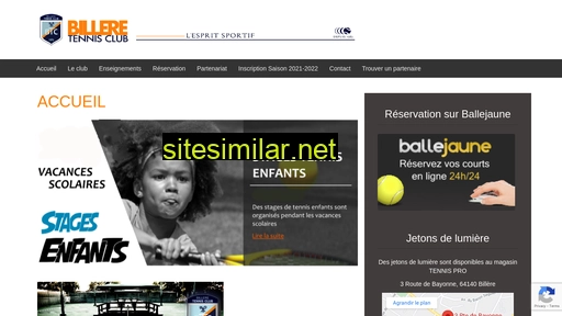 tennis-club-billere.fr alternative sites